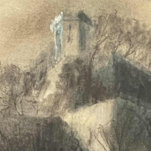 Roger SCHEP (-2007) « La pointe de la Citadelle de Namur - la Sambre » vers 1970