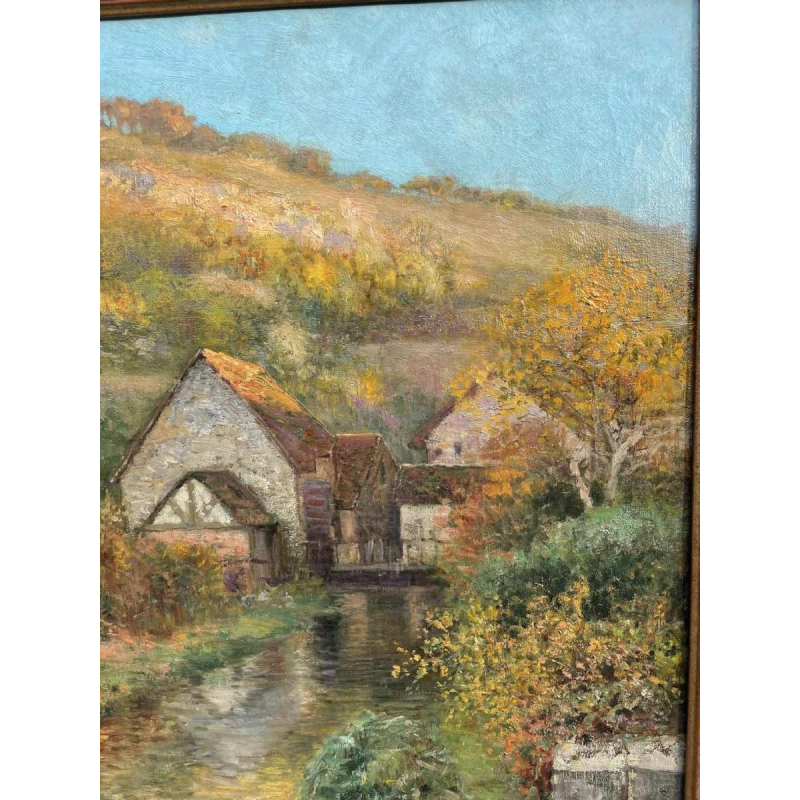 Jean BEAUDUIN (1851-1916) De oude molen olieverf op doek 73x60cm