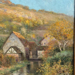 Jean BEAUDUIN (1851-1916) De oude molen olieverf op doek 73x60cm