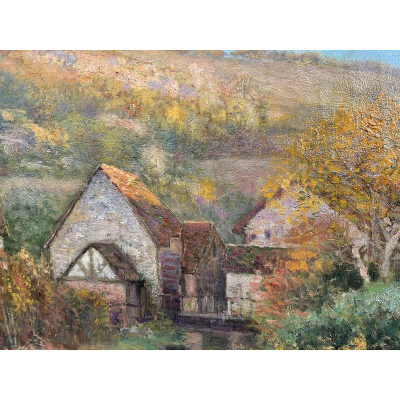 Jean BEAUDUIN (1851-1916) The Old Mill oil on canvas 73x60cm