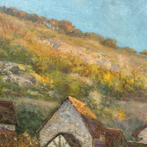 Jean BEAUDUIN (1851-1916) « Le Vieux Moulin » huile sur toile 73x60cm