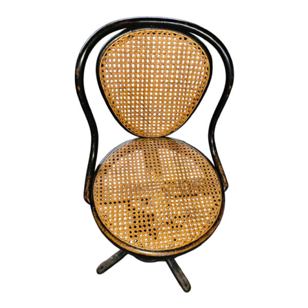 Thonet, adjustable bentwood swivel chair, ca 1900
