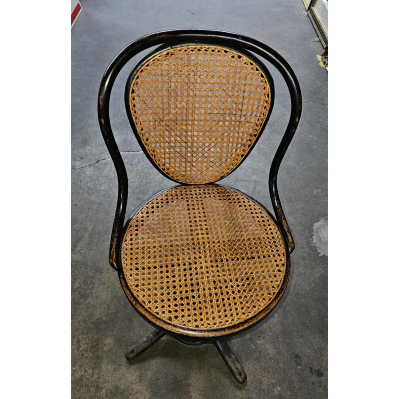 Thonet, adjustable bentwood swivel chair, ca 1900