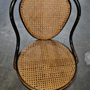 Thonet, verstelbare draaistoel van gebogen hout, ca 1900