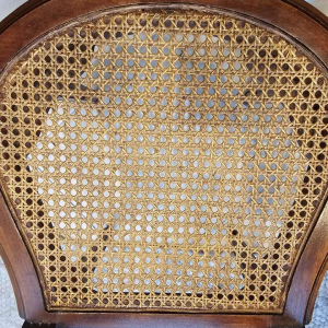 Set van 4 mahoniehouten Louis XVI stoelen, hete lucht ballon rugleuning