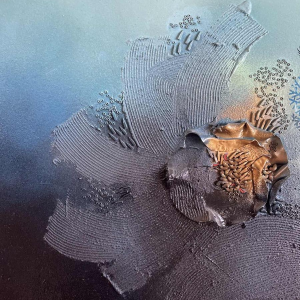 Philippe Waxweiler (1943-): « Monjardinsecret » hsp 55x93 cm