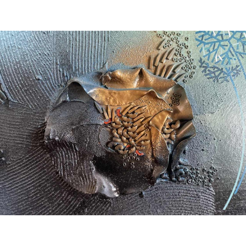 Philippe Waxweiler (1943-): « Mon jardin secret » hsp 55x93 cm