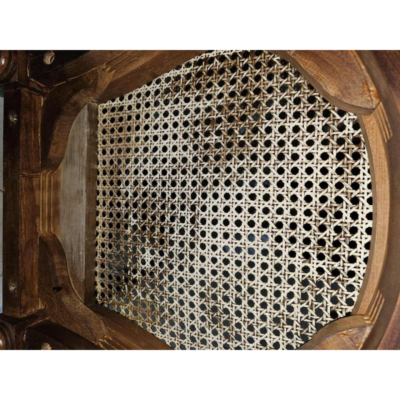 Suite de 4 chaises Louis XVI en acajou, dossier montgolfière