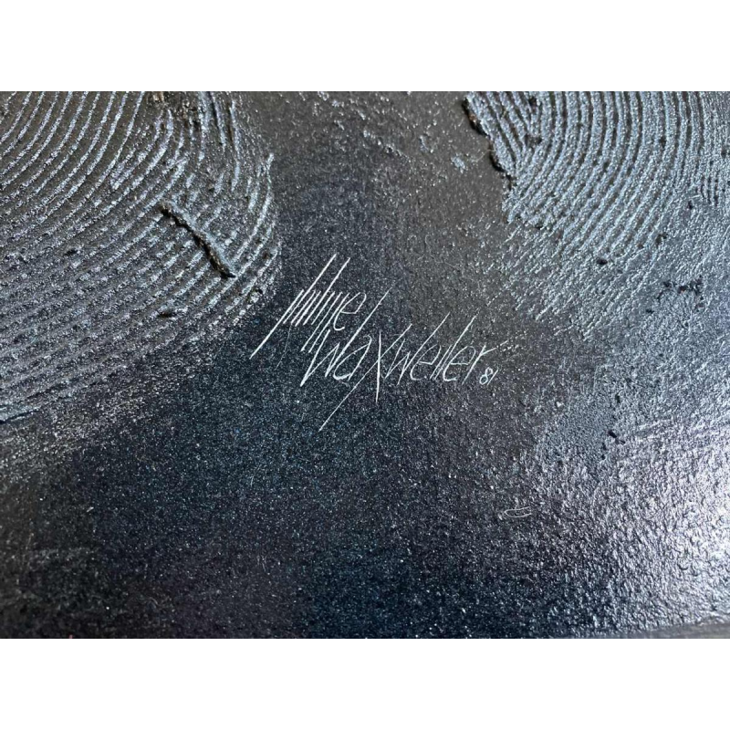 Philippe Waxweiler (1943-): « Monjardinsecret » hsp 55x93 cm