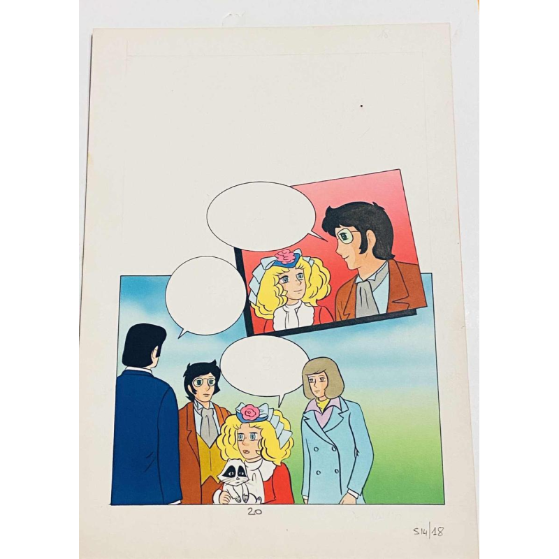 Yumiko Igarashi - Toei Animation - 2 original plates " Candy Special " - 1978