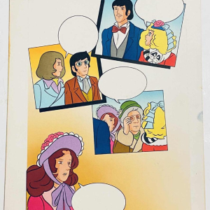 Yumiko Igarashi - Toei Animation - 2 original plates " Candy Special " - 1978