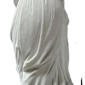 Sculpture monumentale en marbre de carrare 'Jeunes femmes au panier de fleurs'