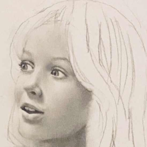 Alain Aslan Gourdon dit Aslan - preparatory drawing for "Lui" magazine