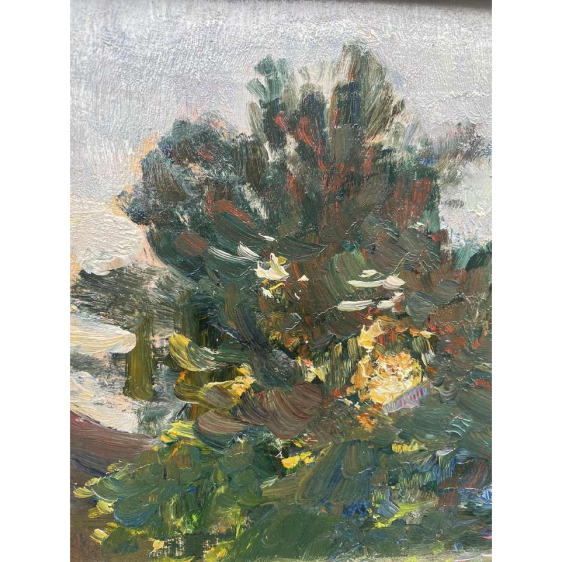 Herman RICHIR (1866-1942): oil on canvas mounted on canvas