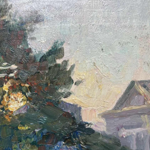 Herman RICHIR (1866-1942): oil on canvas mounted on canvas