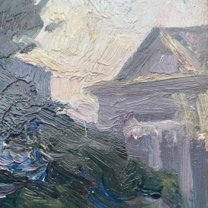 Herman RICHIR (1866-1942): olieverf op doek gemonteerd op doek