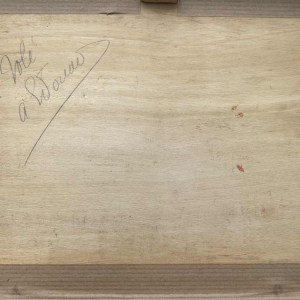 Herman RICHIR (1866-1942): huile sur toile marouflée