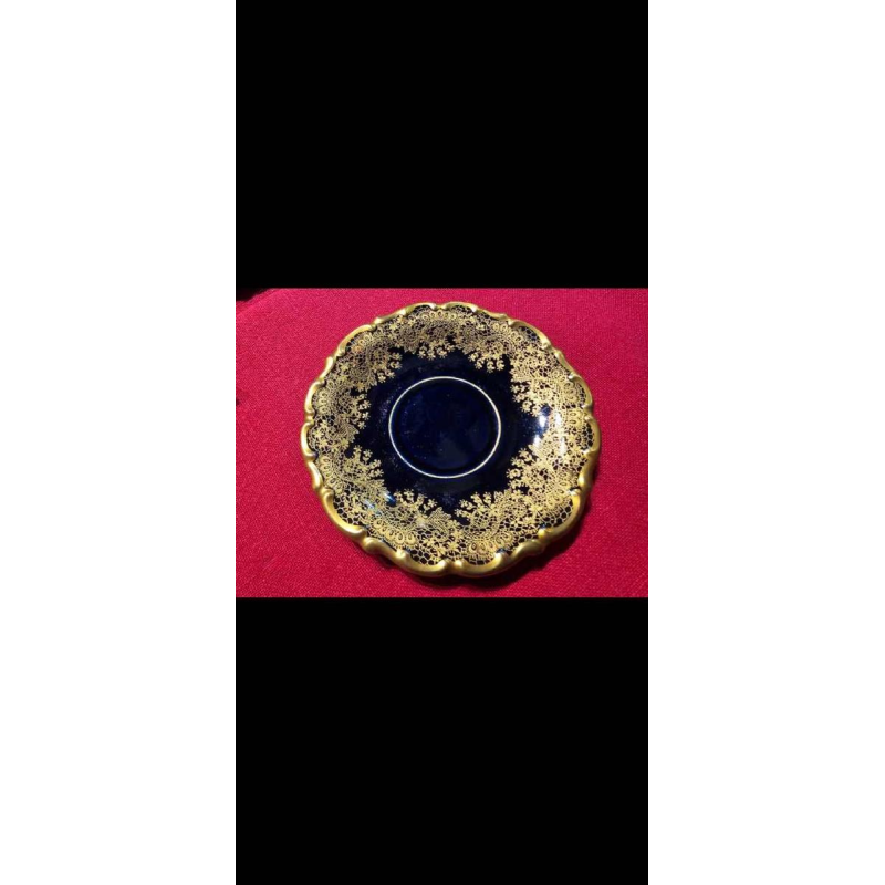 Linder Kueps Bavaria, 8 tasses et sous tasses en porcelaine 1960.