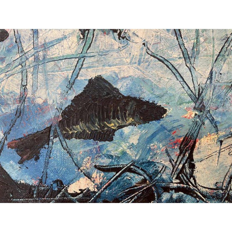 Frédéric Ngoie MUVUMA (1938-): Pyranah hst 45x35 cm