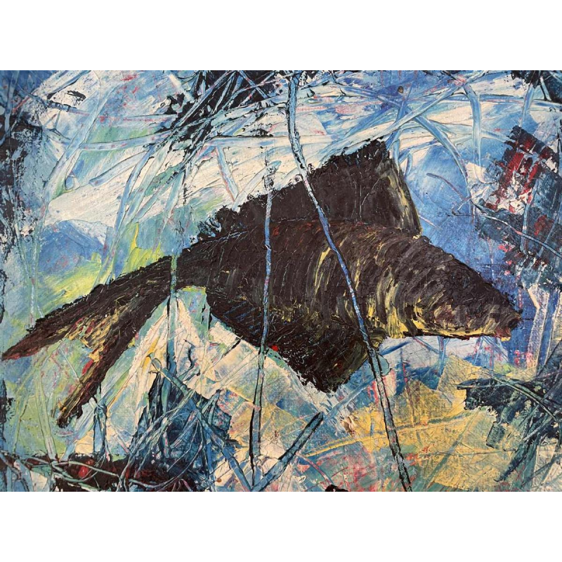 Frédéric Ngoie MUVUMA (1938-): Pyranah hst 45x35 cm