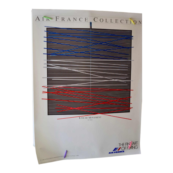 10 posters uit de 'Air France' collectie van 1988 "The Fine Art of FLying".