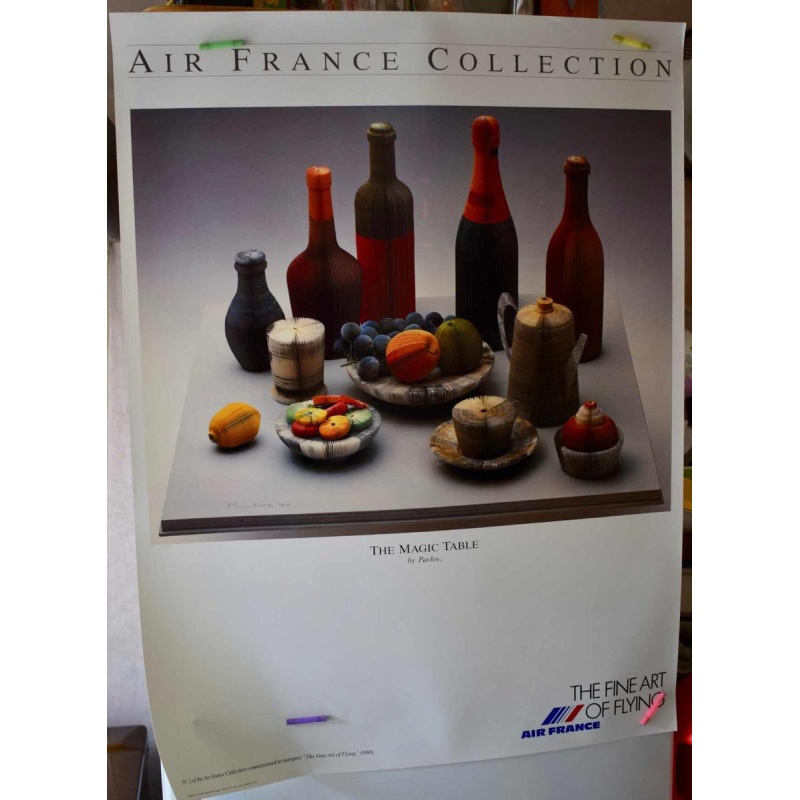 10 affiches de la collection 'Air France' de 1988 "The Fine Art of FLying".