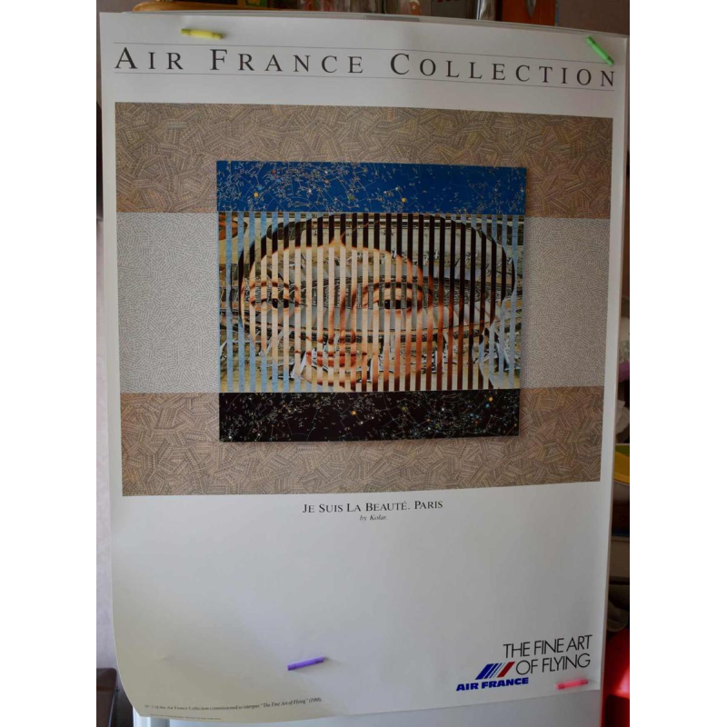 10 posters uit de 'Air France' collectie van 1988 "The Fine Art of FLying".
