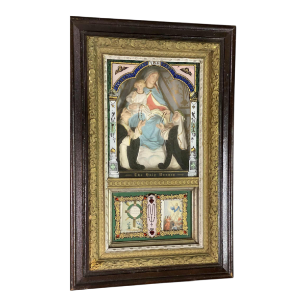 Reliquary box of the Virgin Mary - Mysteries of the sacred rosary - 1912