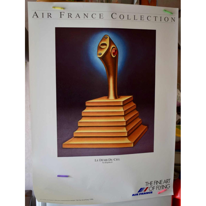 10 posters from the 1988 'Air France' collection "The Fine Art of FLying".