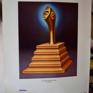 10 posters uit de 'Air France' collectie van 1988 "The Fine Art of FLying".