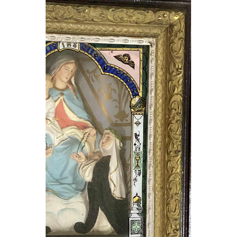 Reliekdoos van de Maagd Maria - Mysteries van de heilige rozenkrans - 1912
