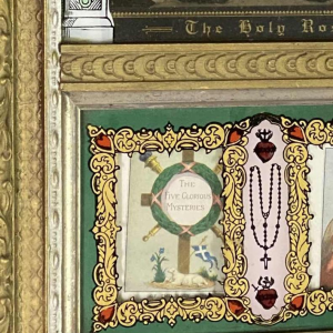 Boîte reliquaire de la Vierge Marie - Mystères du rosaire sacré - 1912