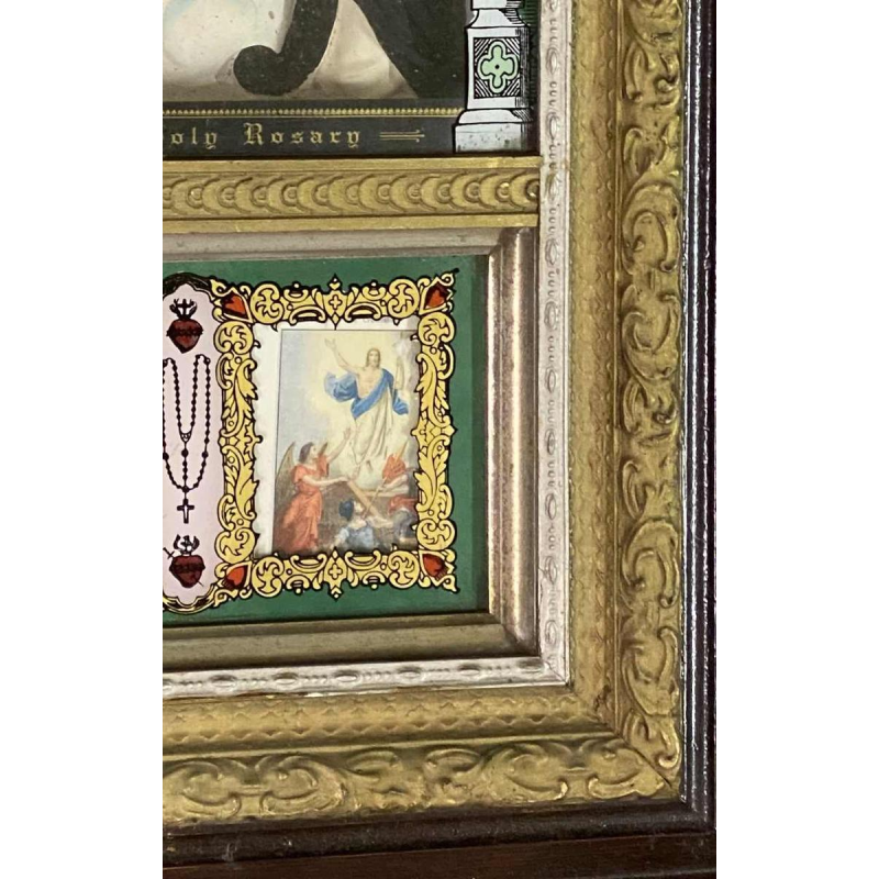 Reliekdoos van de Maagd Maria - Mysteries van de heilige rozenkrans - 1912