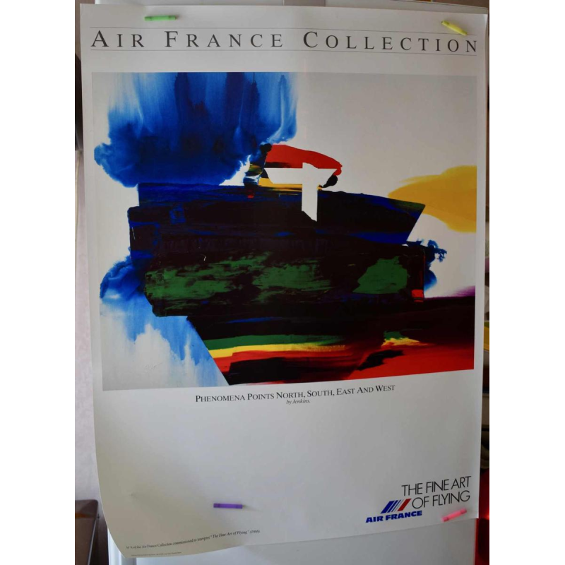 10 posters uit de 'Air France' collectie van 1988 "The Fine Art of FLying".