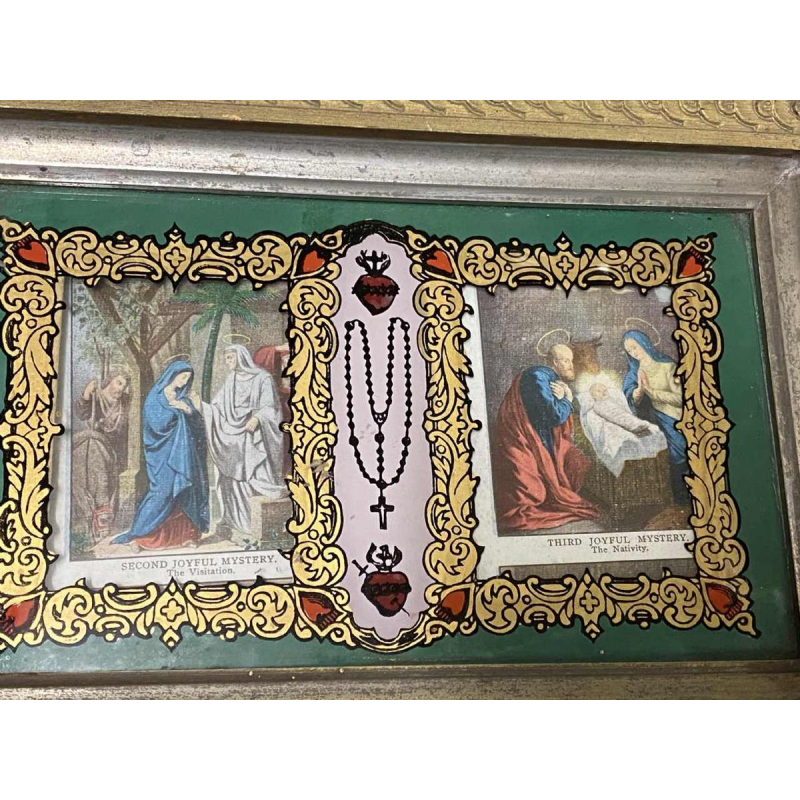 Reliekdoos van de Maagd Maria - Mysteries van de heilige rozenkrans - 1912