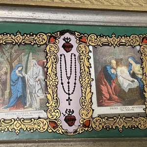 Reliekdoos van de Maagd Maria - Mysteries van de heilige rozenkrans - 1912