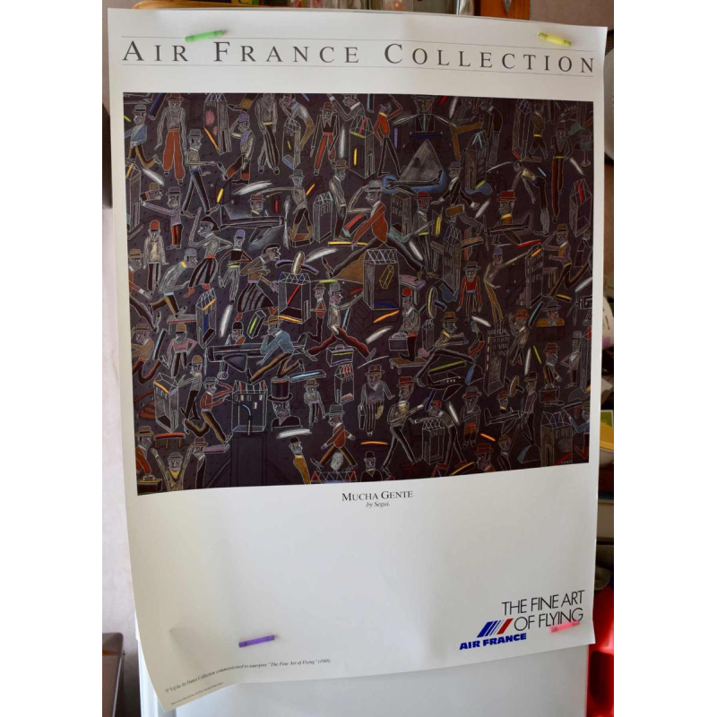 10 affiches de la collection 'Air France' de 1988 "The Fine Art of FLying".