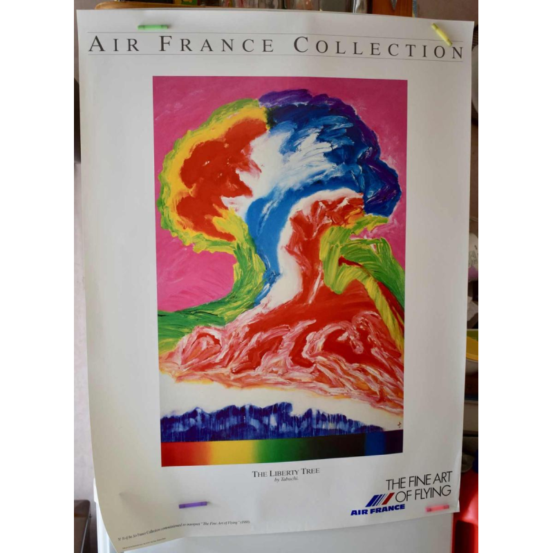 10 posters uit de 'Air France' collectie van 1988 "The Fine Art of FLying".