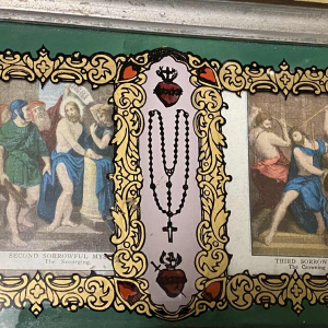 Reliekdoos van de Maagd Maria - Mysteries van de heilige rozenkrans - 1912