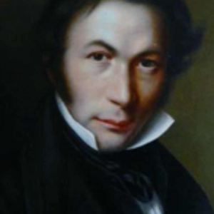 David Ortlieb, Landschapschilderij op hout uit 1860, Colmar school