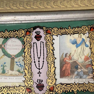 Reliekdoos van de Maagd Maria - Mysteries van de heilige rozenkrans - 1912