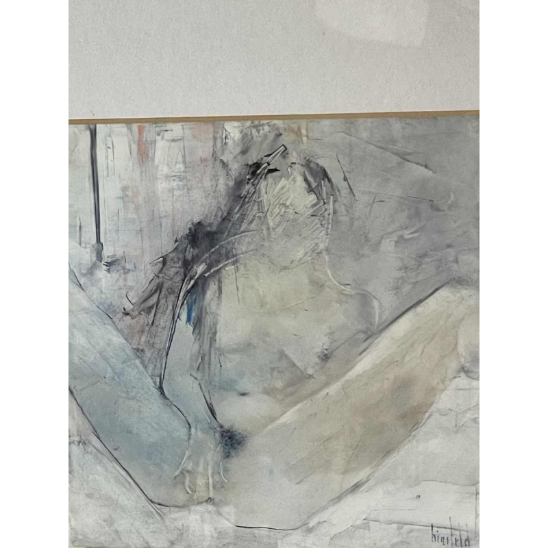 Nicolas BINSFELD (1945-) : erotische tekening - pornografisch verboden -18 jaar oud