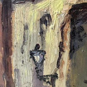 Albert DANDOY (1885-1977) : « Le café Dombret à Namur » peinture