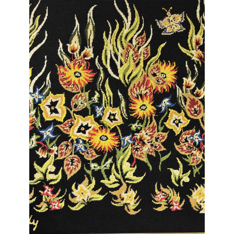 O. Caly, tapisserie "Soir de rêve" Atelier d'Art Contemporain La Lice, ca 1960-1970