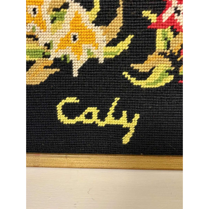 O. Caly, tapisserie "Soir de rêve" Atelier d'Art Contemporain La Lice, ca 1960-1970