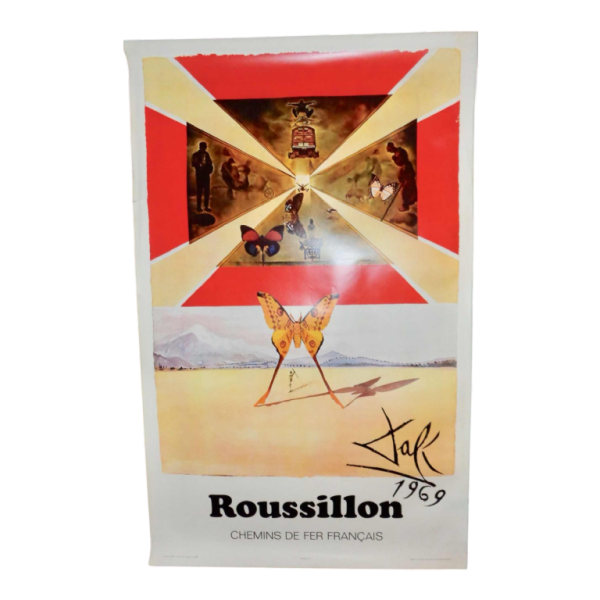 Salvador Dali - 5 posters gemaakt voor de SNCF - 1969-1970