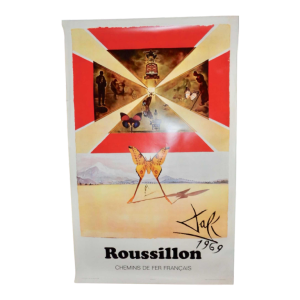 Salvador Dali - 5 posters gemaakt voor de SNCF - 1969-1970