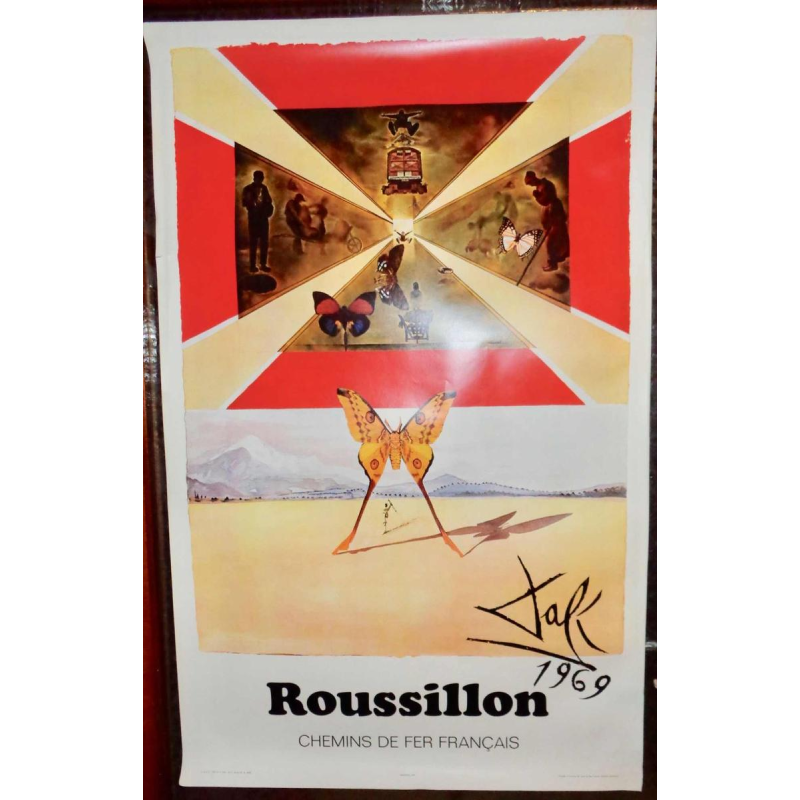 Salvador Dali - 5 posters gemaakt voor de SNCF - 1969-1970