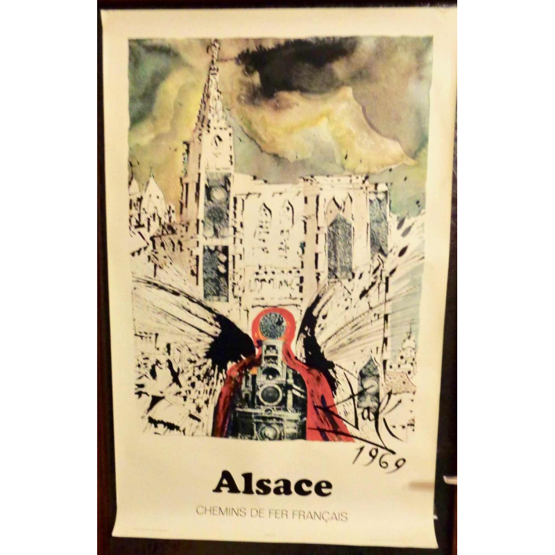 Salvador Dali - 5 posters created for the SNCF - 1969-1970