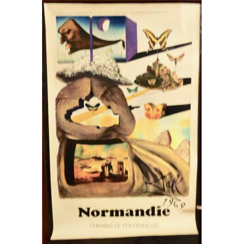 Salvador Dali - 5 affiches créées pour la SNCF - 1969-1970